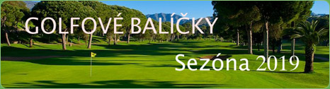 Golfové balíčky 2019